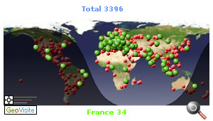 Mapa y contador de visitas en tiempo real para tuВ blog